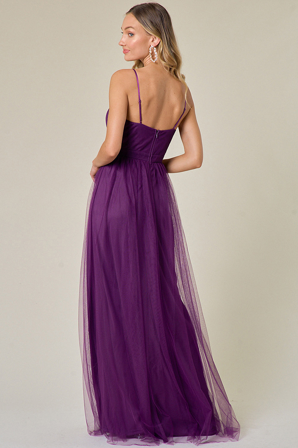 Prom Dress MF21081 | Eggplant