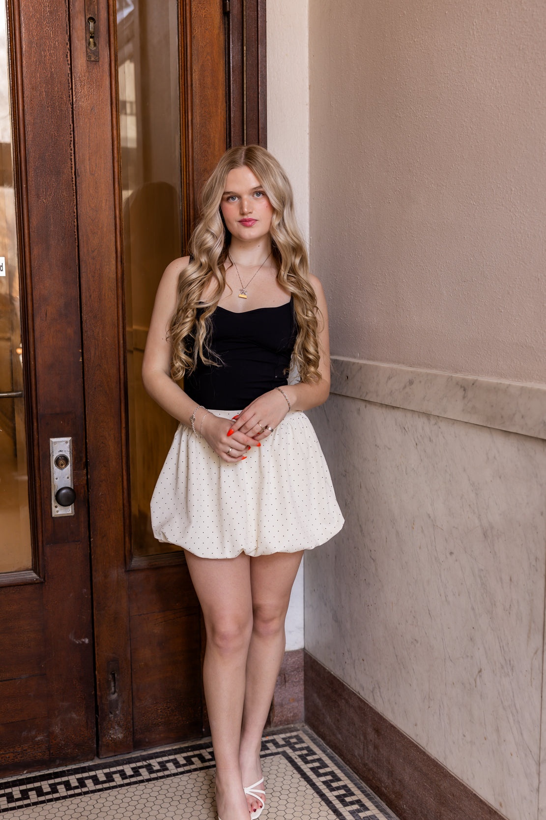 Somewhere Sometime Cami | Black