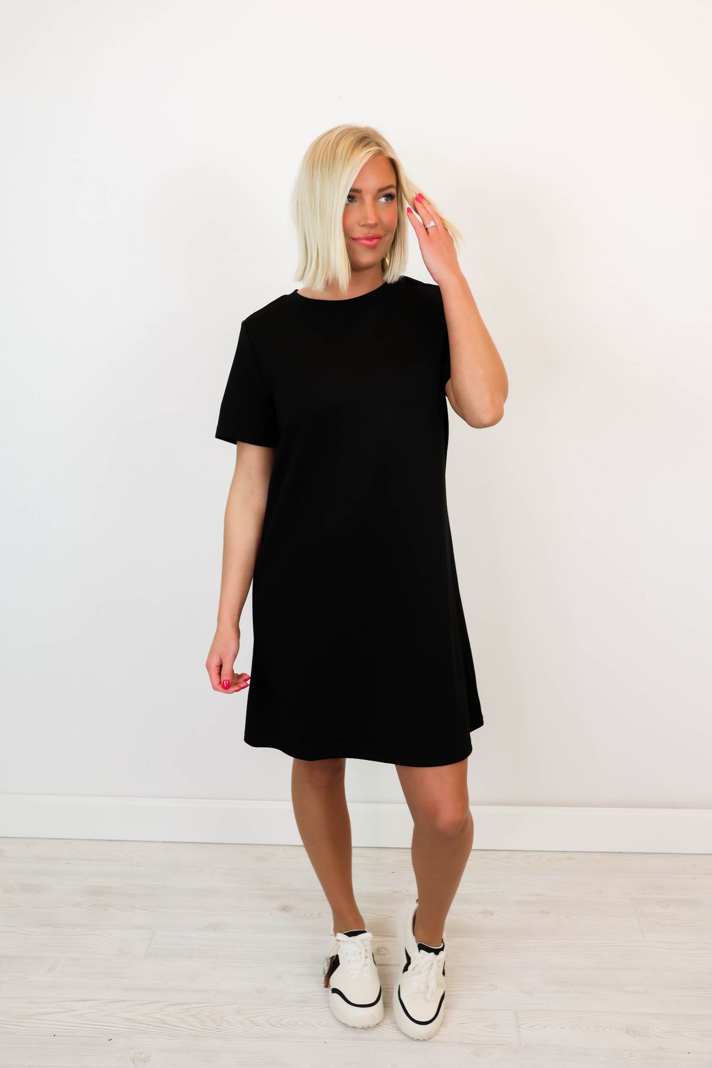 Blair Short Sleeve Dress | Black