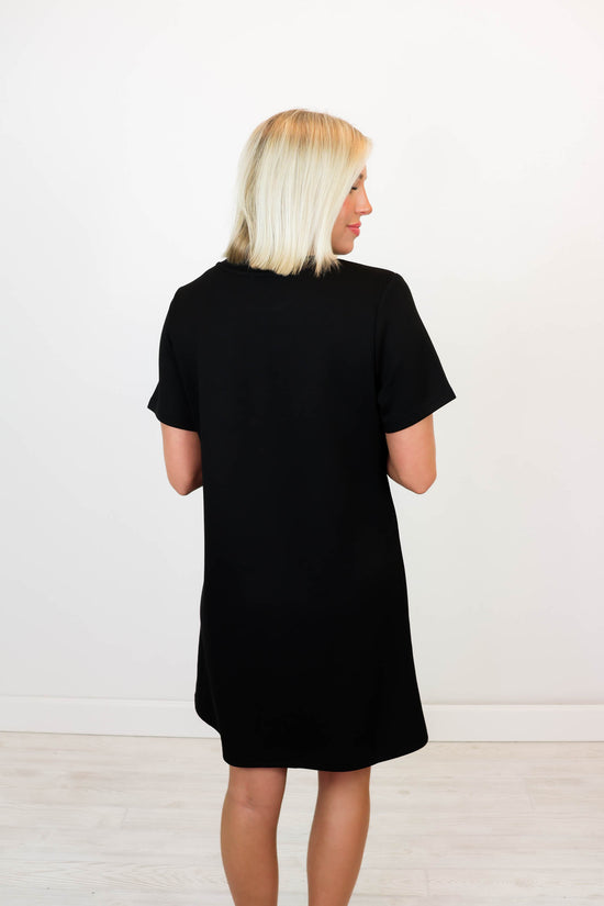 Blair Short Sleeve Dress | Black