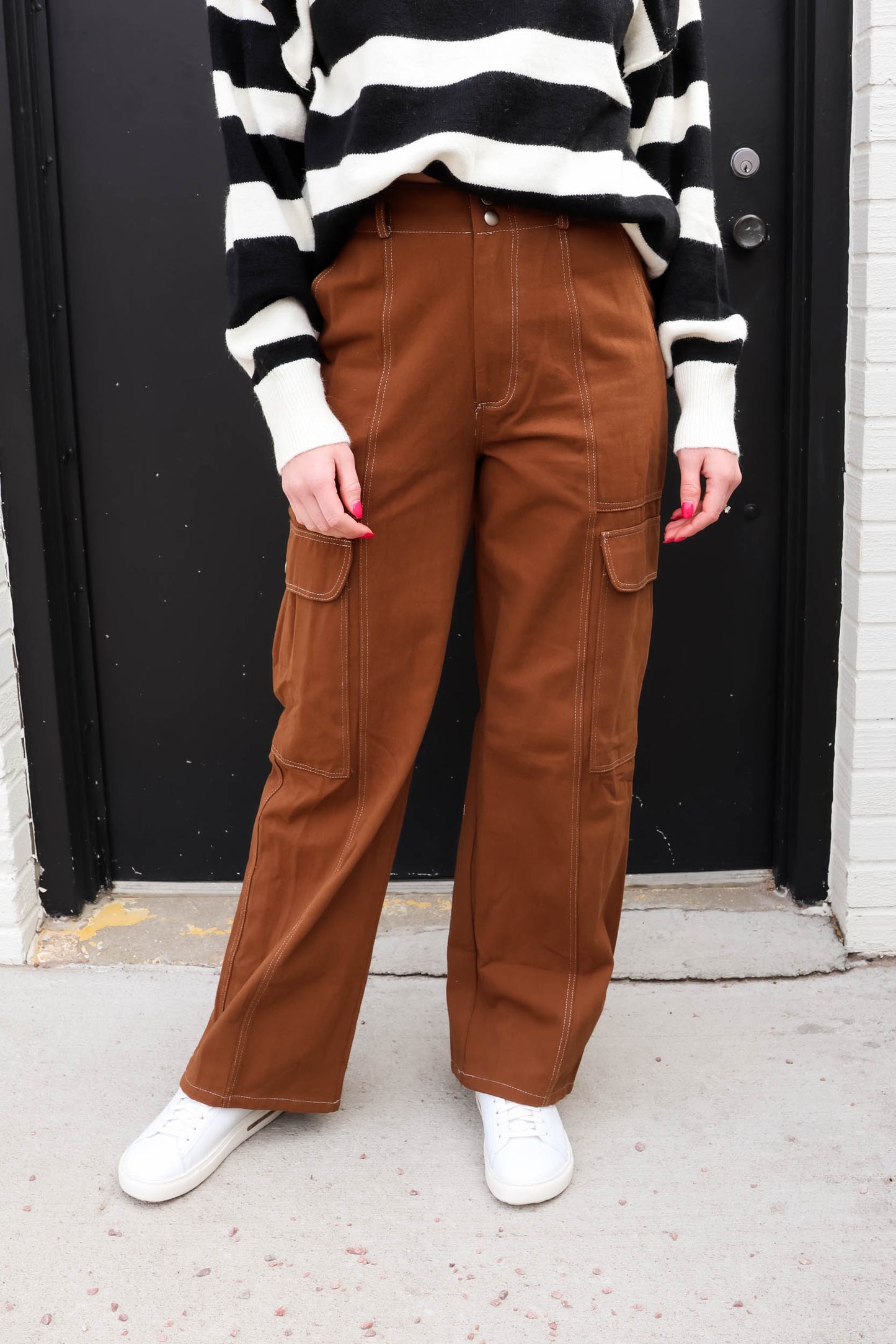 Steph Cargo Pants | Brown