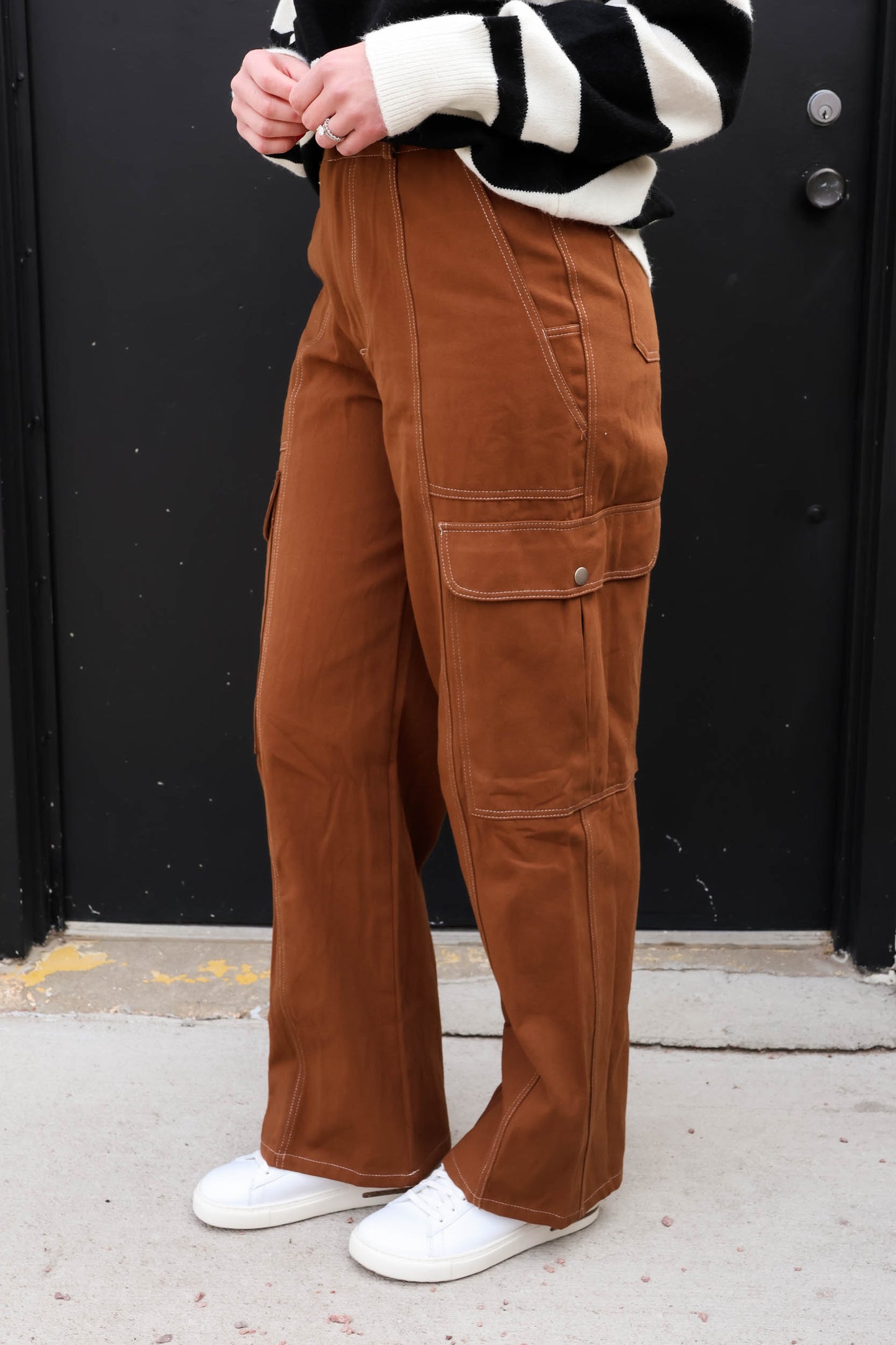 Steph Cargo Pants | Brown
