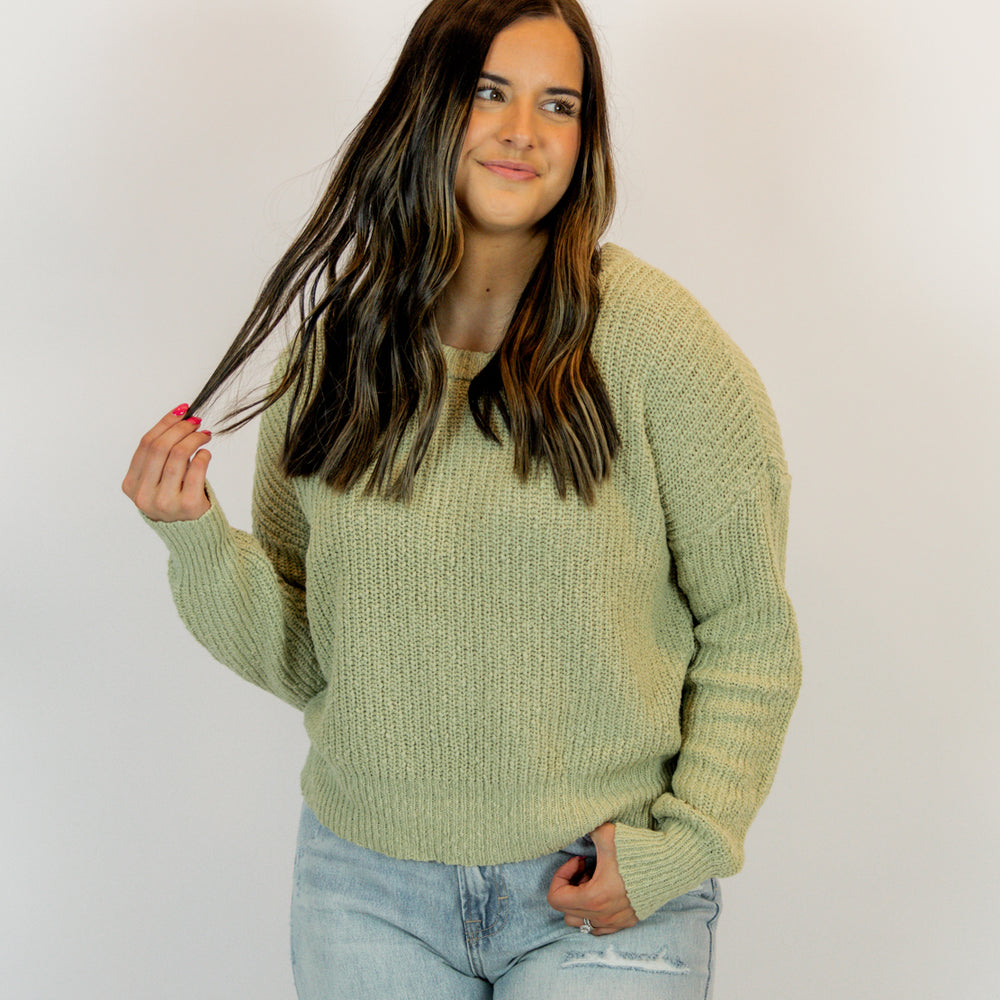 
                      
                        Tiana Pullover Sweater | Pistachio
                      
                    