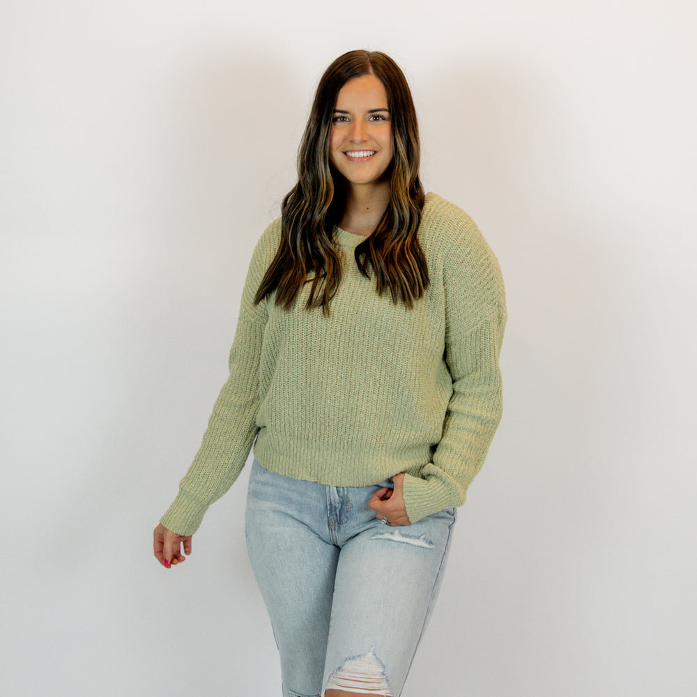 Tiana Pullover Sweater | Pistachio