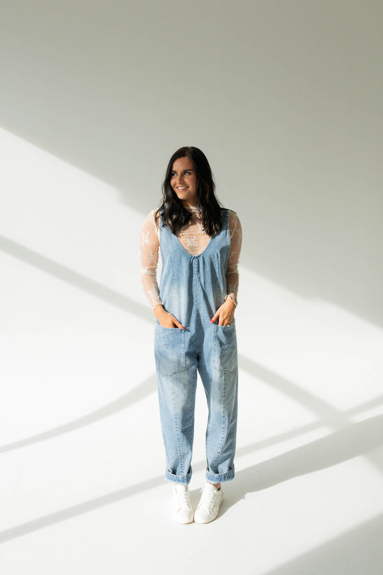 Sloane Oversized Jumpsuit | Denim