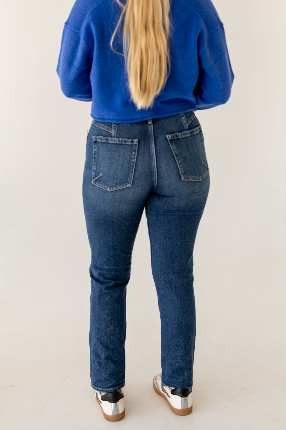 We The Free Leila High-Rise Leggy Slim Jeans | Cupid Blue