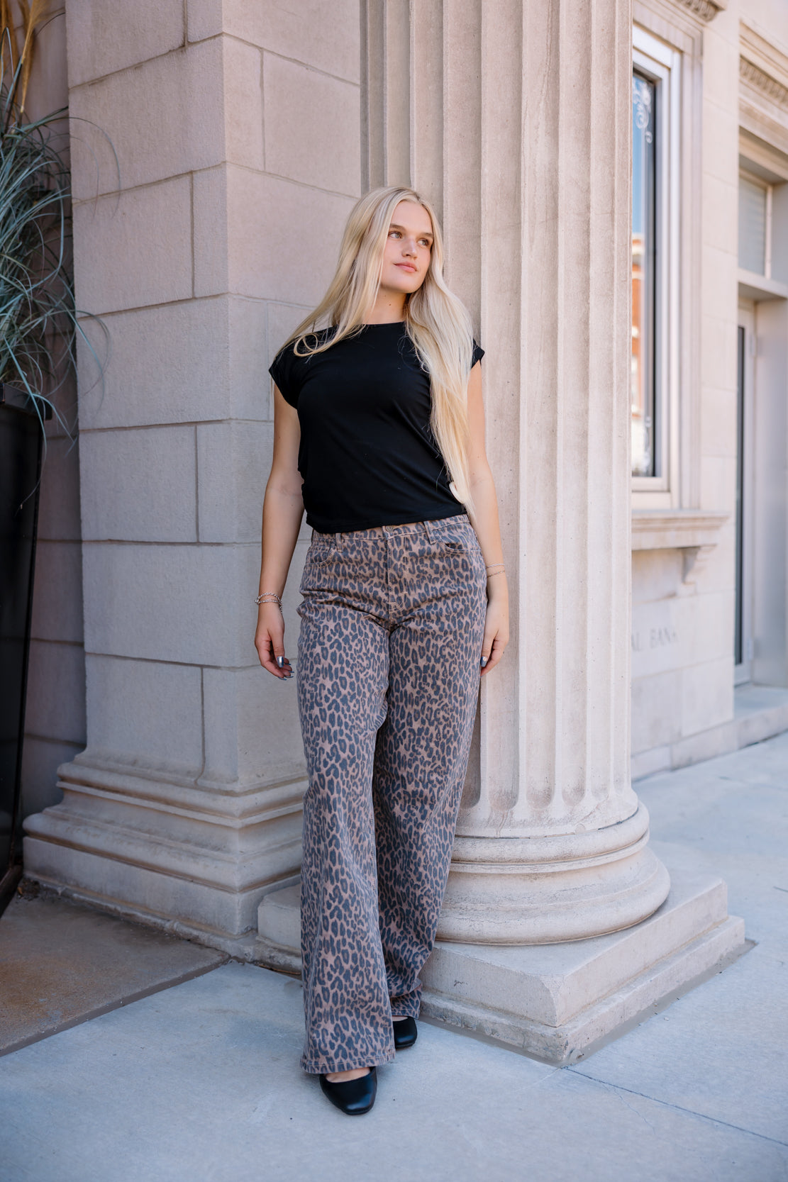 Alyx Oversized Baggy Jean | Cheetah