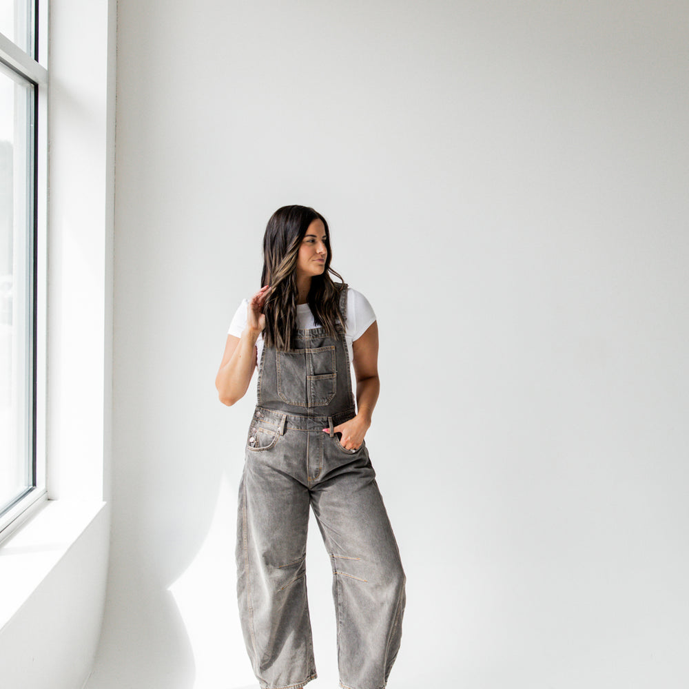 
                      
                        We The Free Good Luck Barrel Overall | Archive Grey
                      
                    