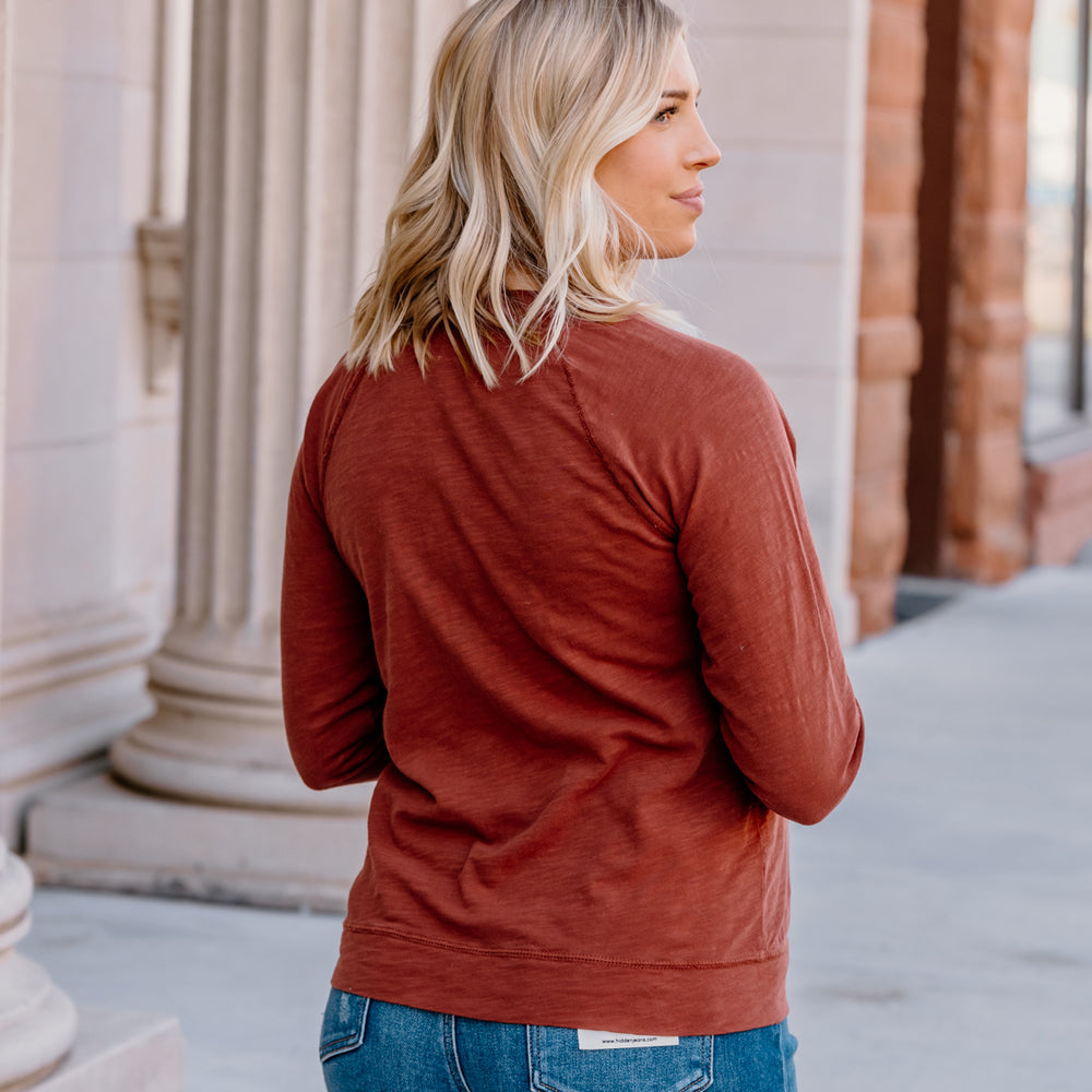 
                      
                        Everett Basic Long Sleeve | Sable
                      
                    