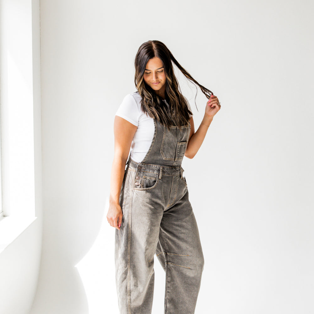 
                      
                        We The Free Good Luck Barrel Overall | Archive Grey
                      
                    