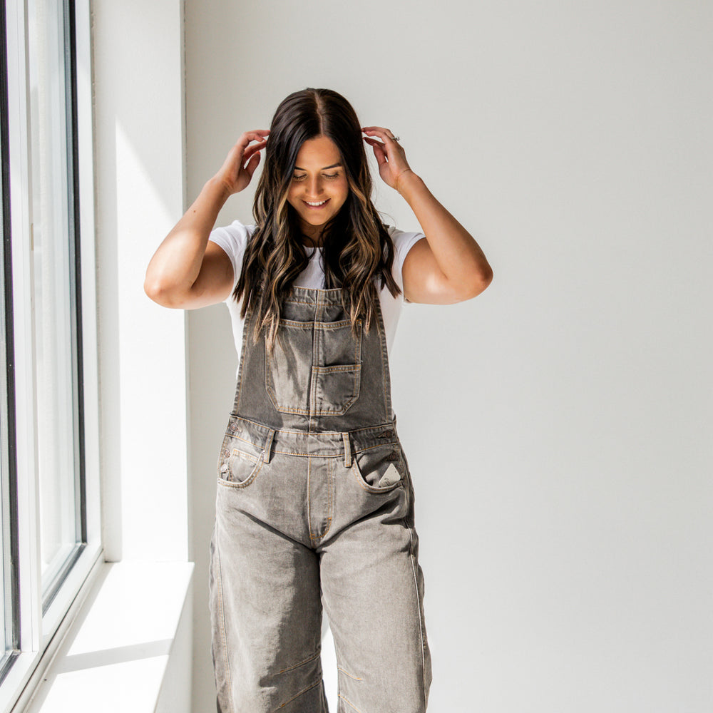 
                      
                        We The Free Good Luck Barrel Overall | Archive Grey
                      
                    