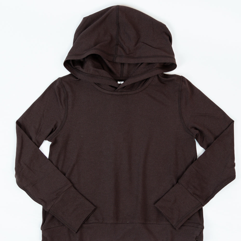 Girls' Essential Hoodie | Mahogany Heather