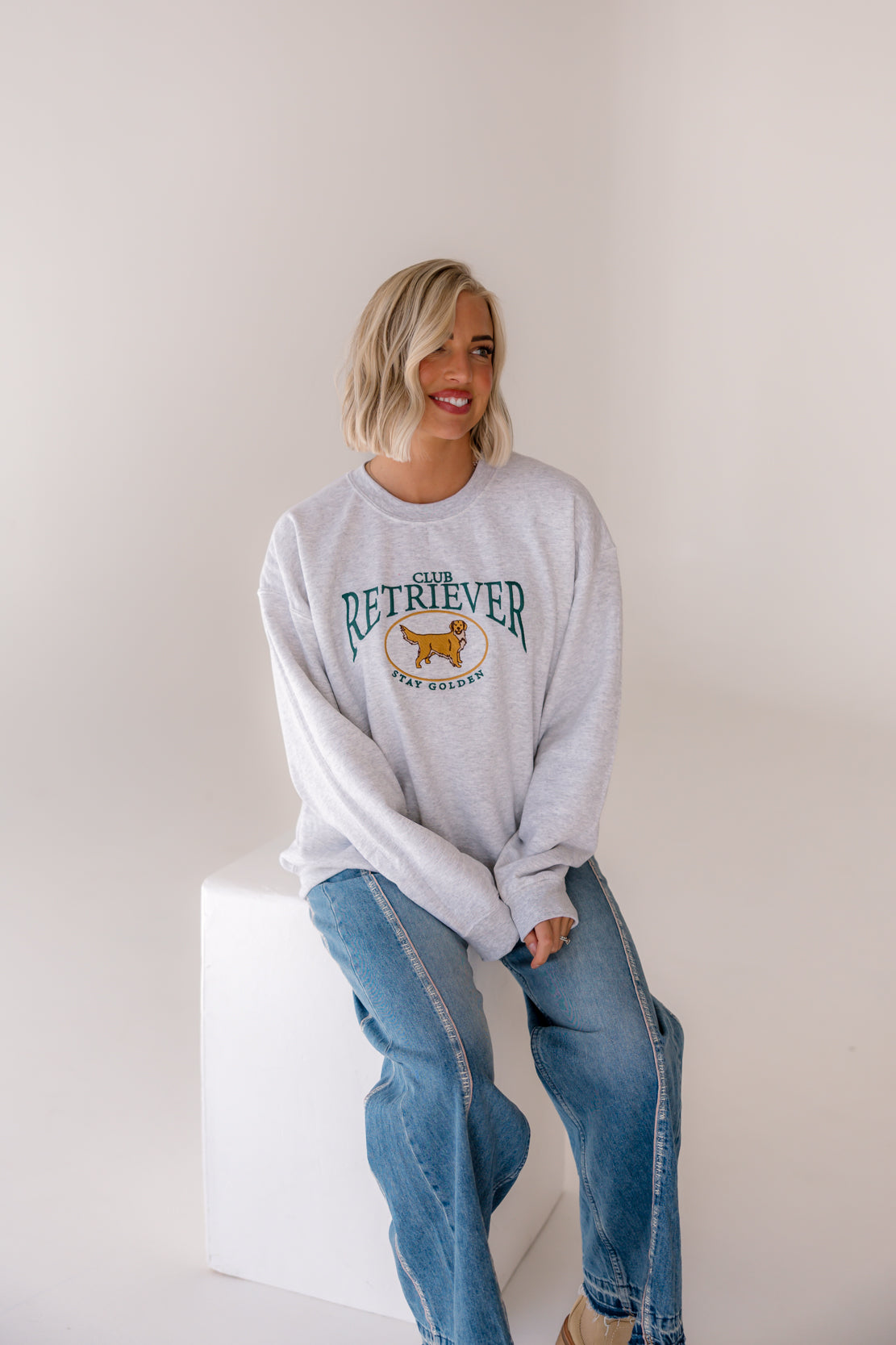 Retriever Club Sweatshirt | Ash Grey
