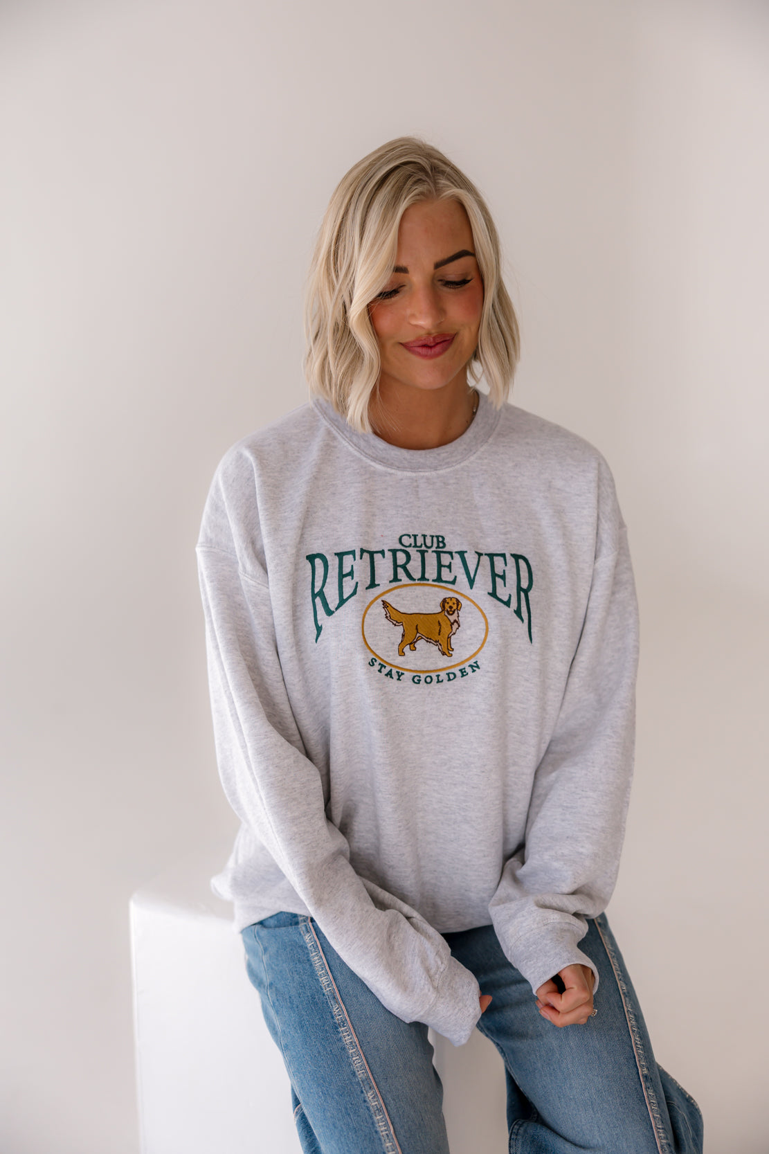 Retriever Club Sweatshirt | Ash Grey