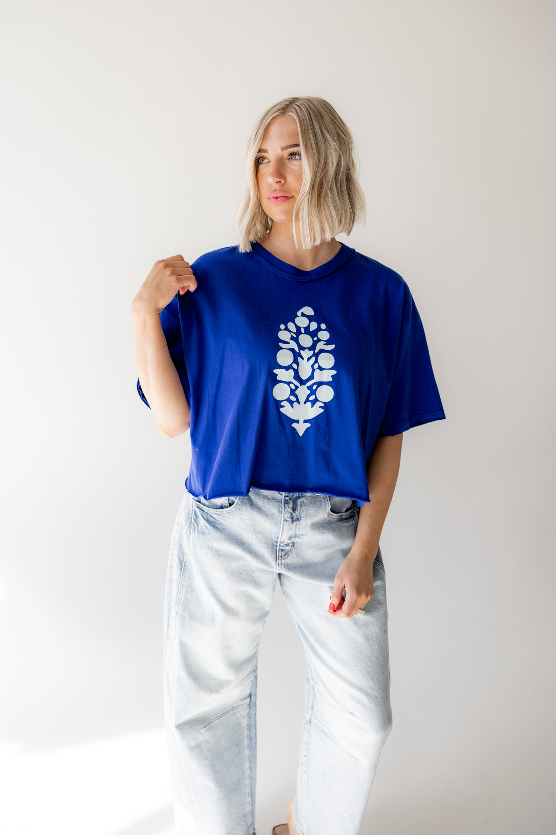 Inspire Buti Logo Tee | Electric Shock/Sea