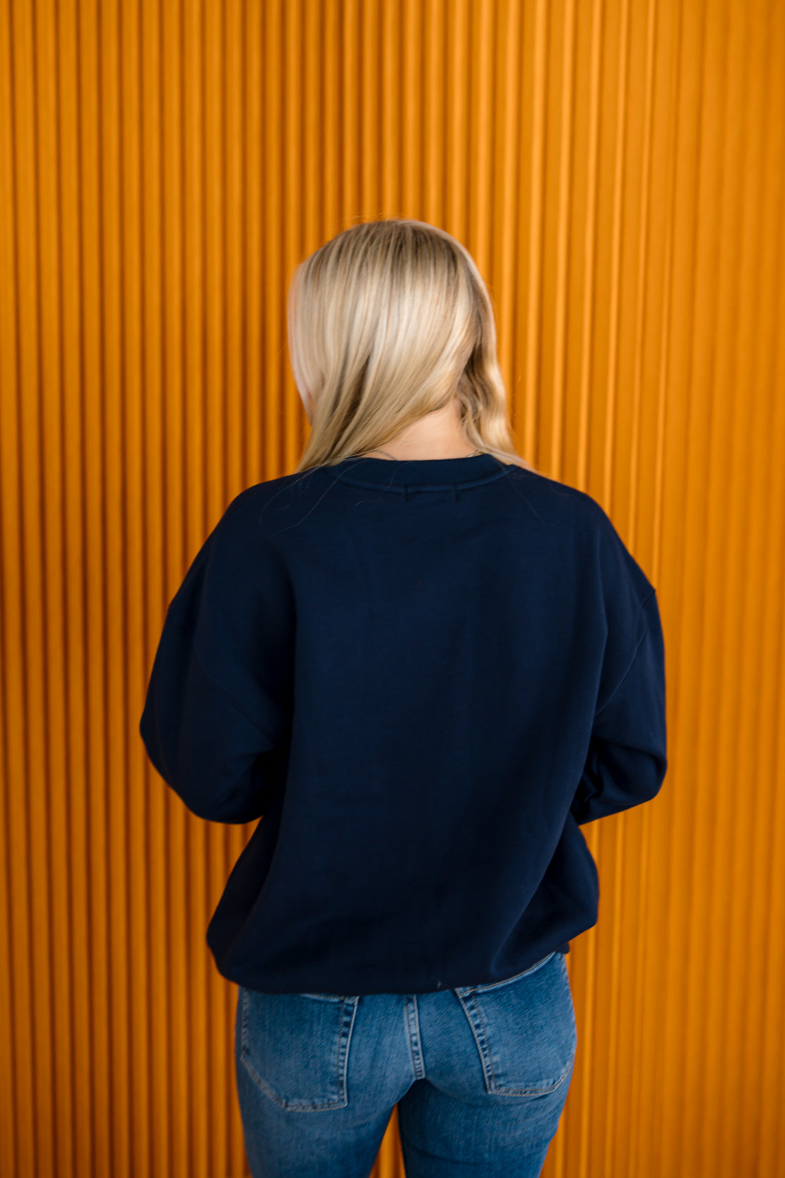 New York Oversized Crewneck | Navy