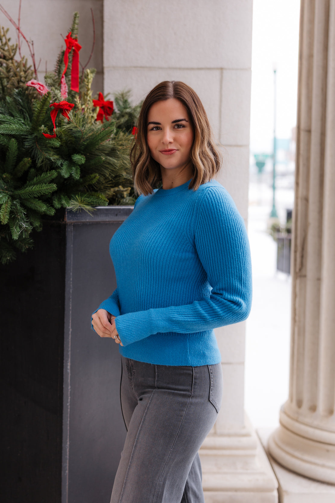 Even After Knit Pullover | Swedish Blue