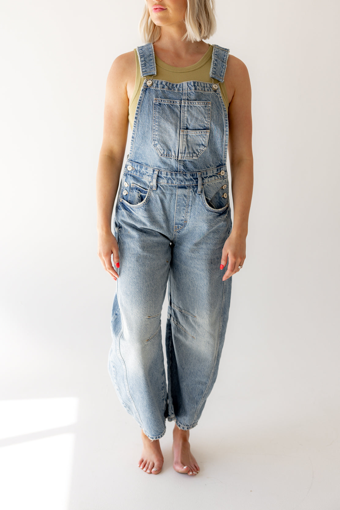 We The Free Good Luck Barrel Overalls | Ultra Light Beam