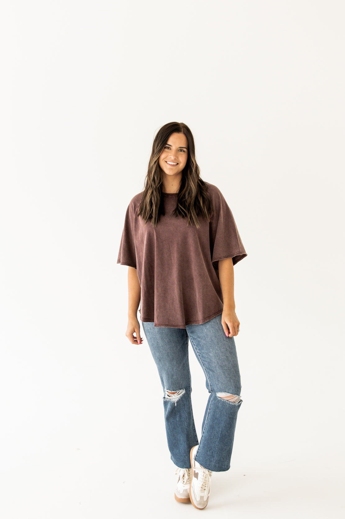 Sammy Basic Tee | Eggplant