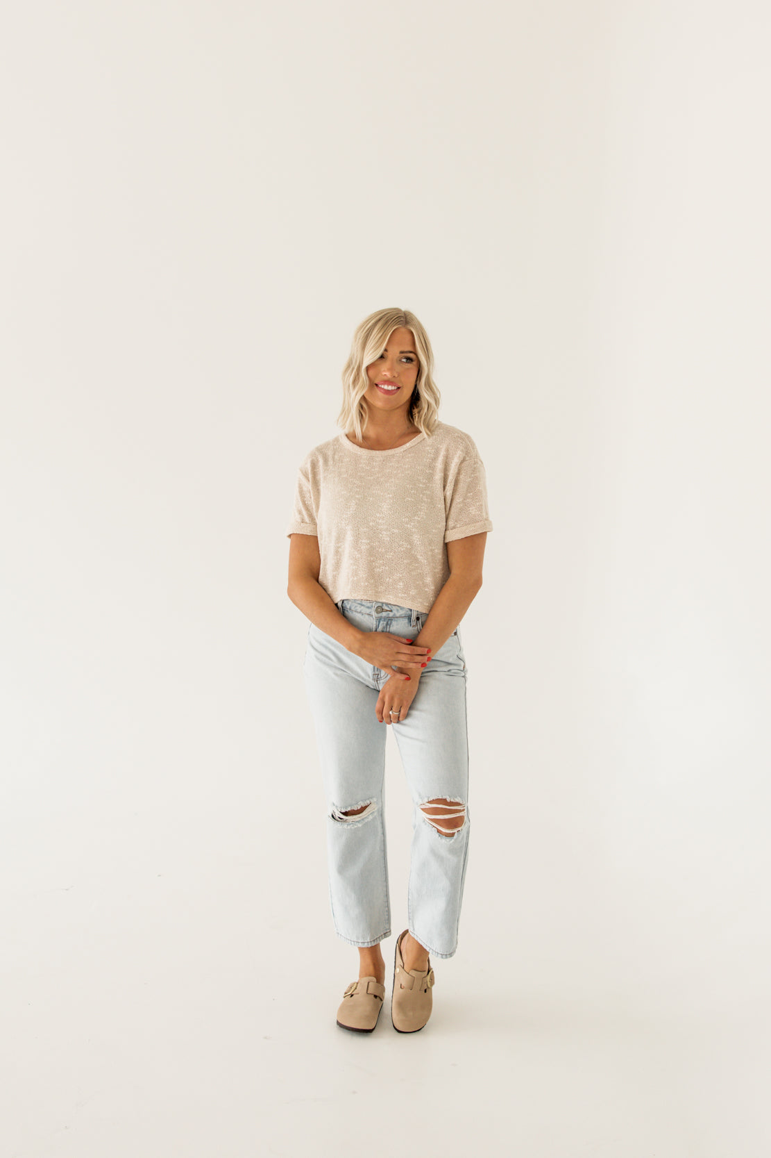 Shay Knit Top | Cream