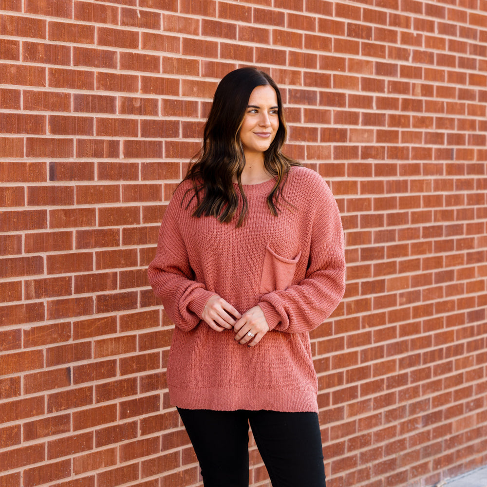 Casey Sweater | Rose