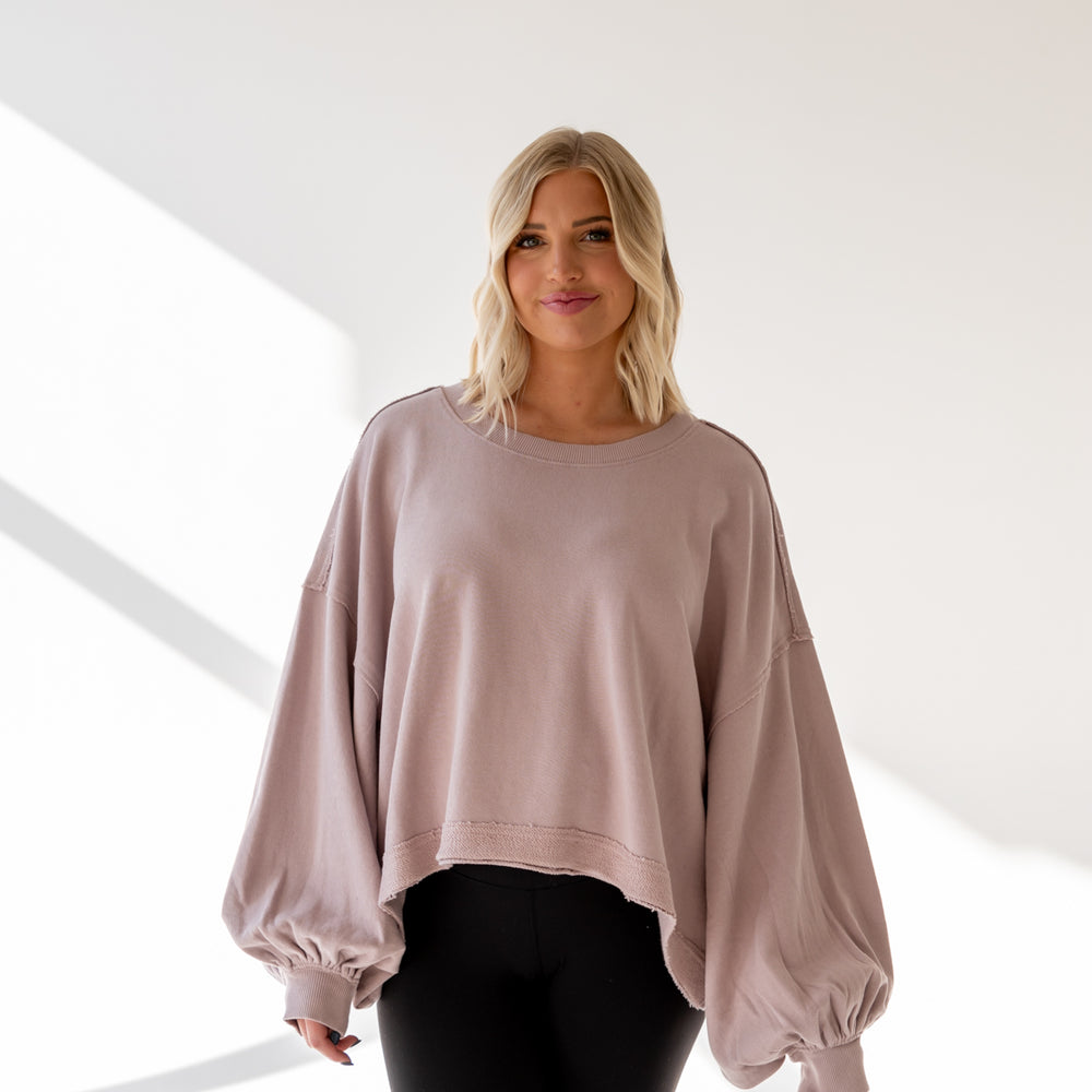 
                      
                        Trish Sweatshirt | Cashmere
                      
                    