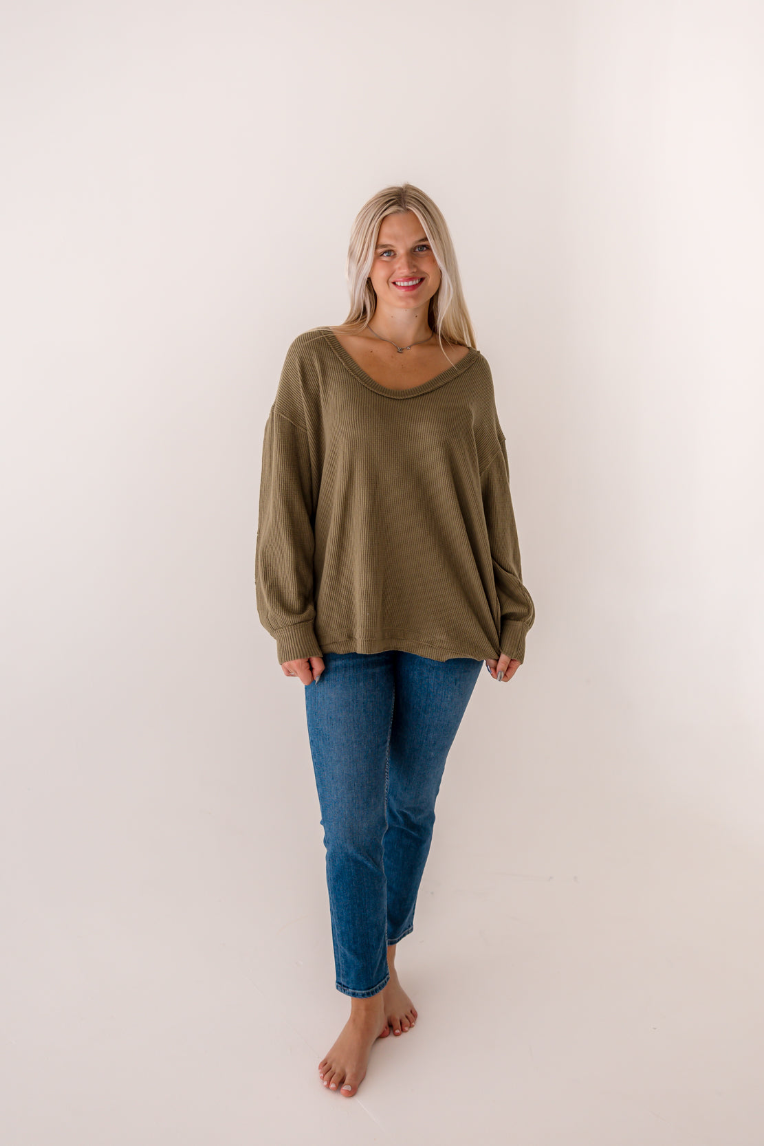 We The Free Coast 2 Coast Thermal | Gothic Olive Cross