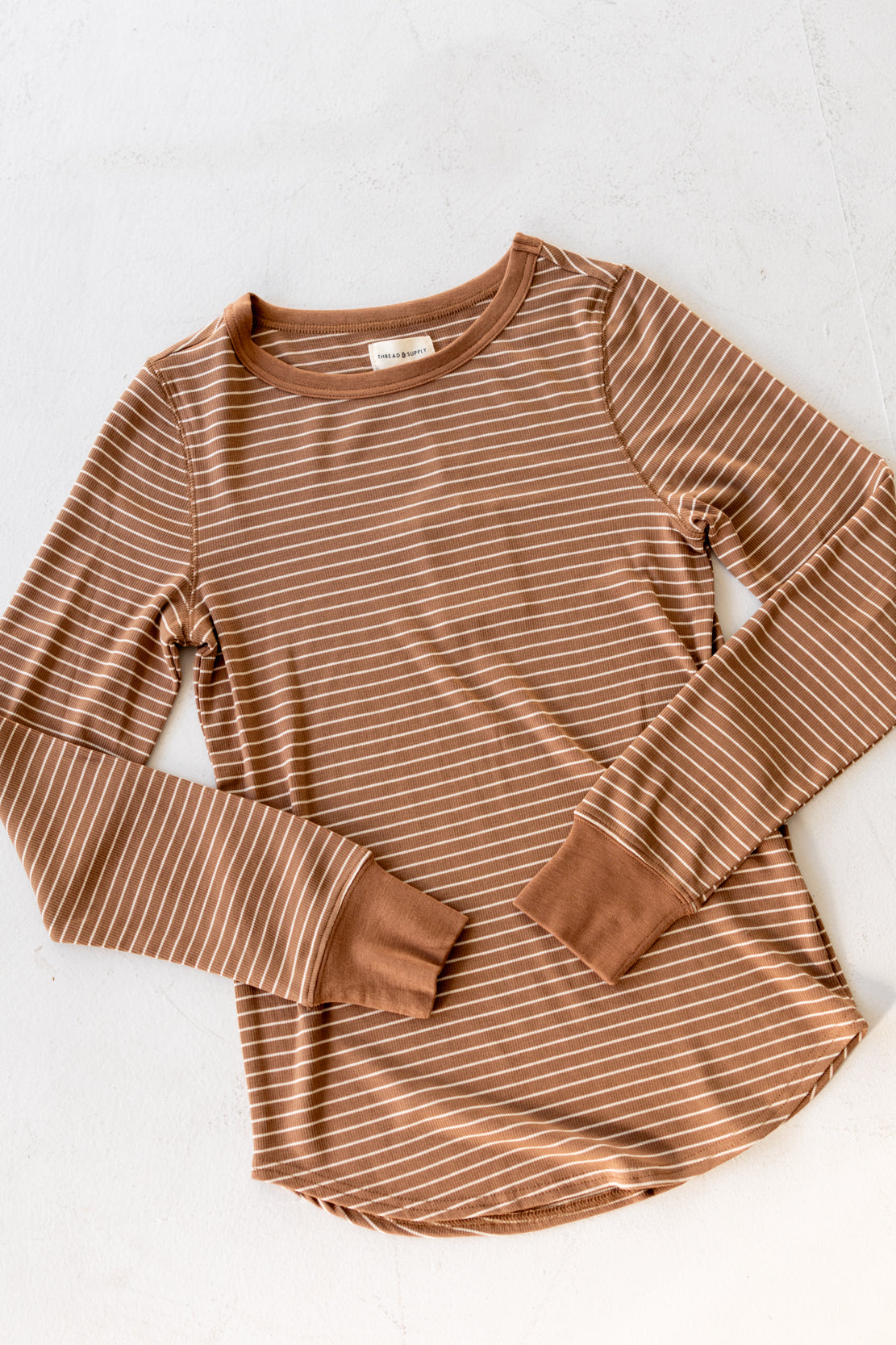 Stacy Striped Top | Toasted Coconut