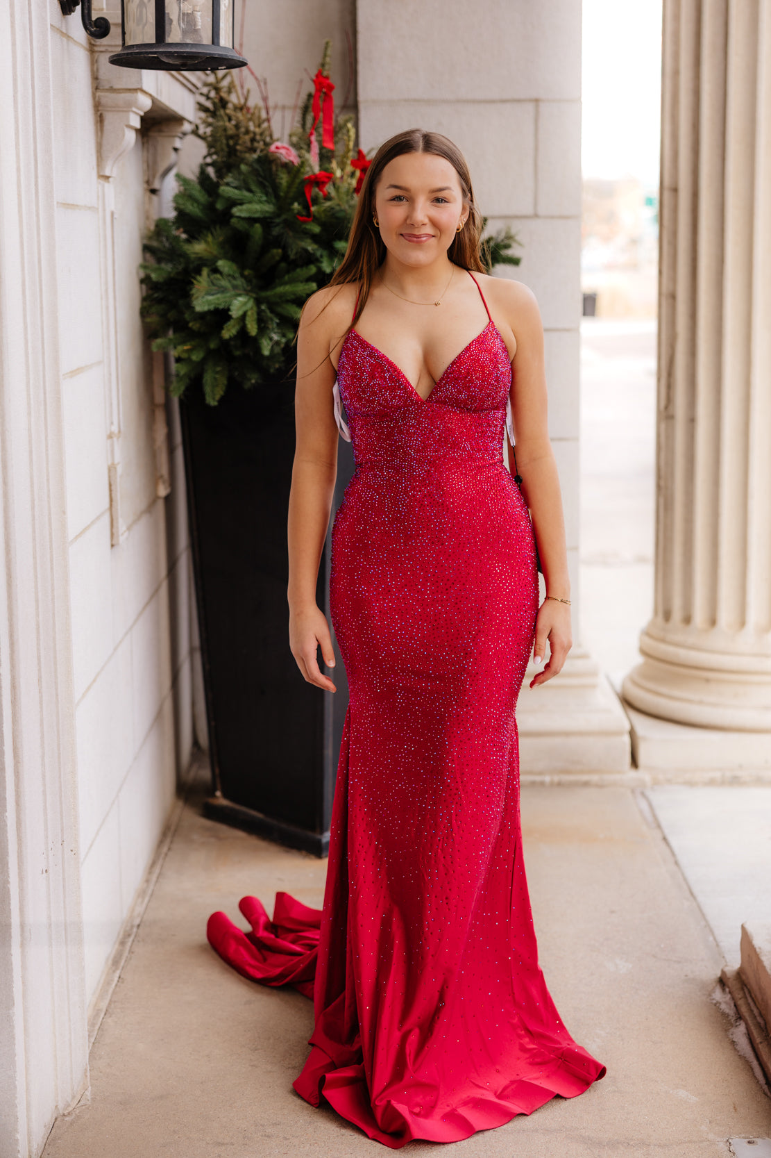 Prom Dress 55124 | Wine