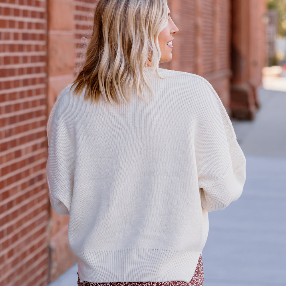 Kelly Oversized Sweater | Cream