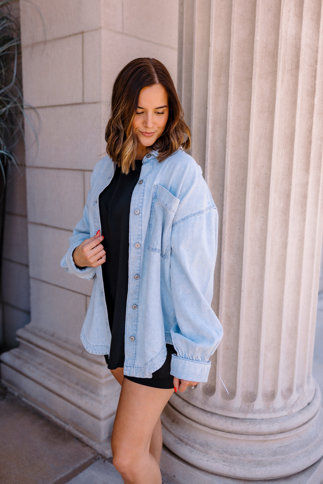Ashley Denim Shirt | Classic Blue Wash