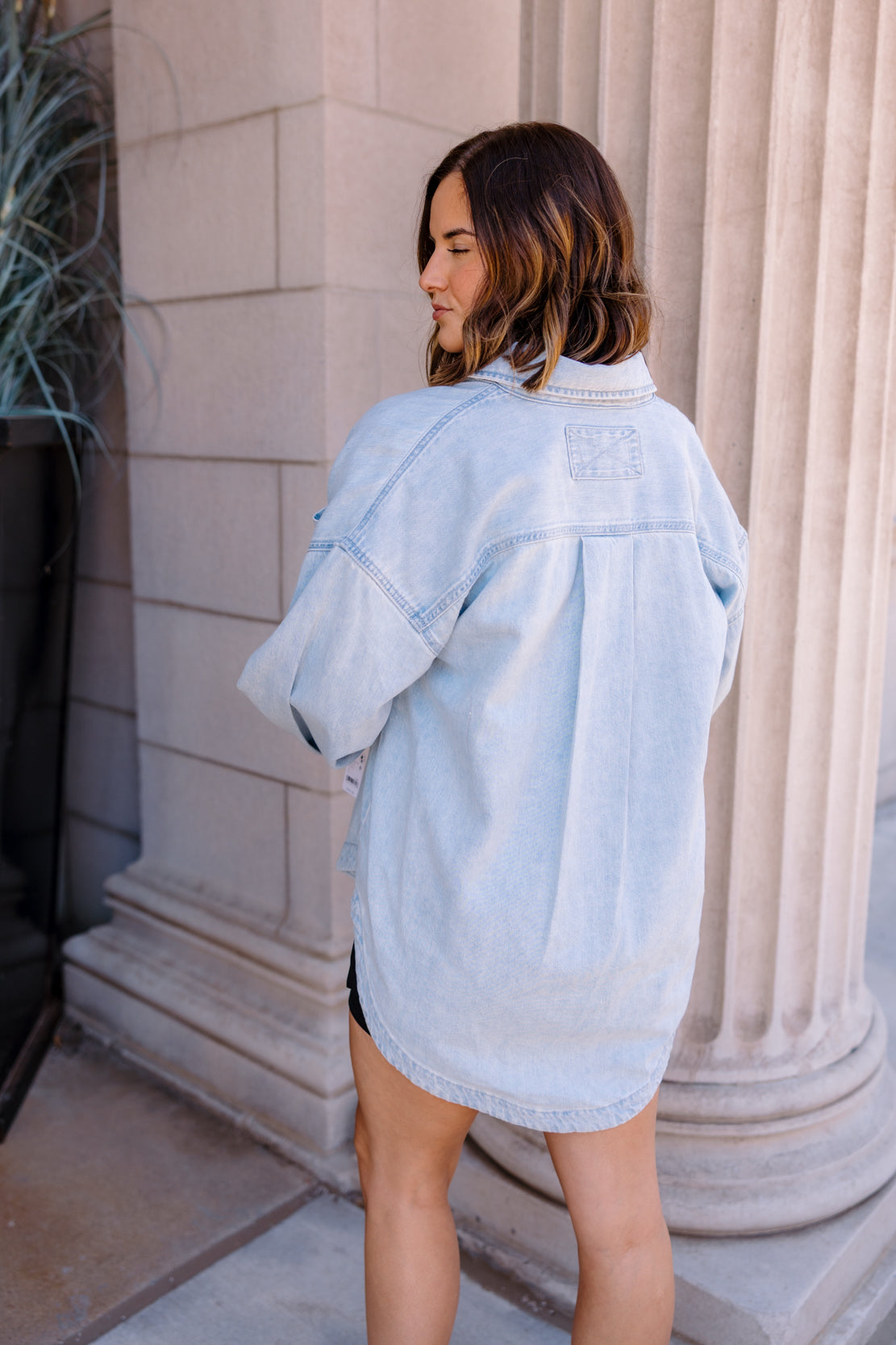 Ashley Denim Shirt | Classic Blue Wash