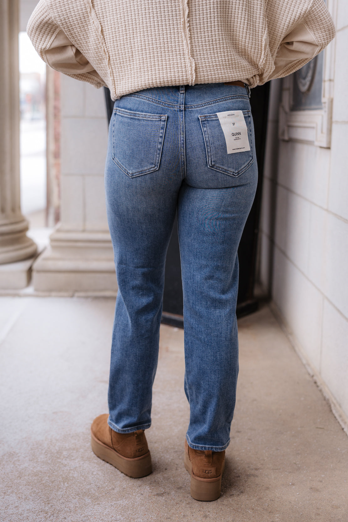 Quinn Mid Rise Cigarette Skinny Jean | Medium