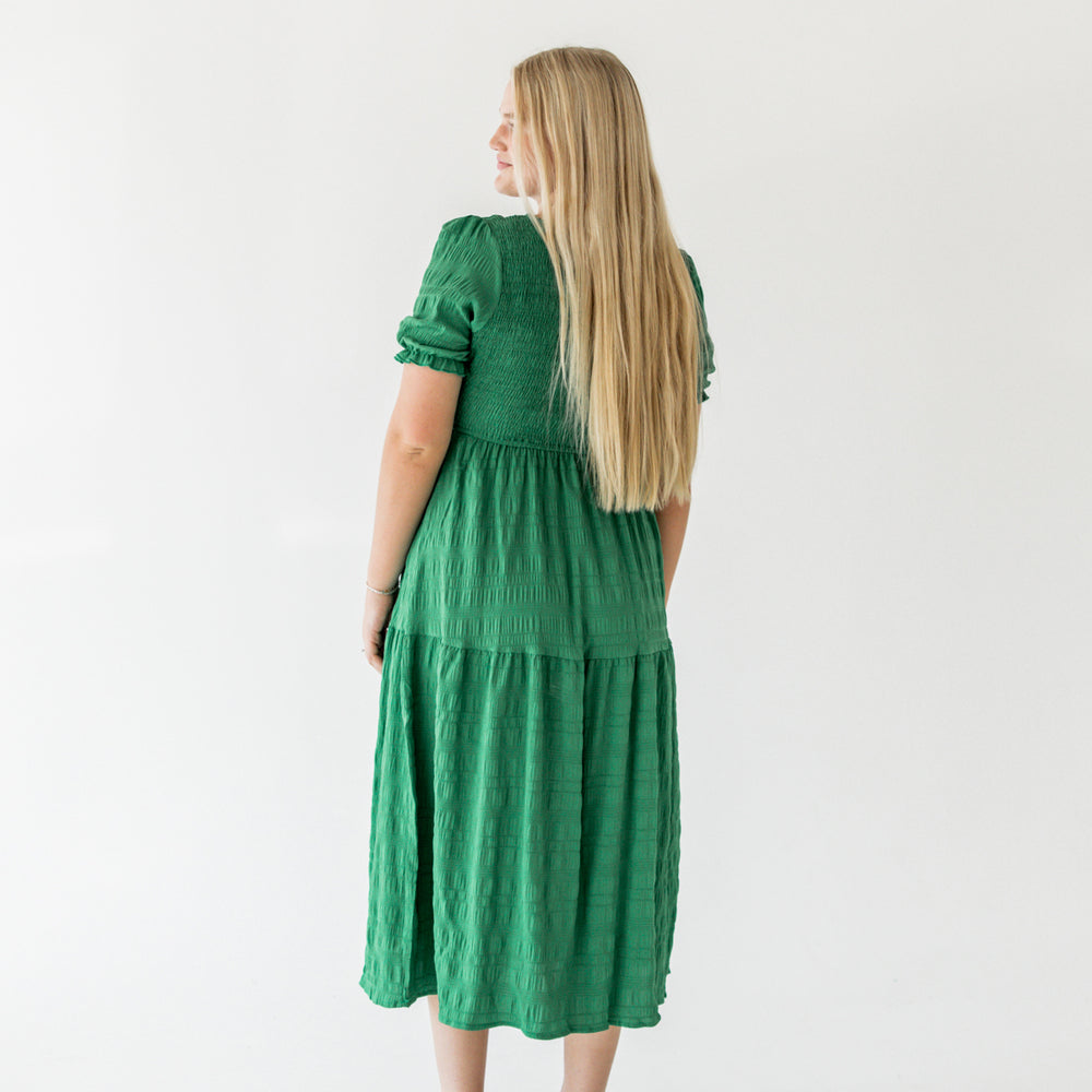 
                      
                        Scarlett Ruffled Maxi Dress | Green
                      
                    