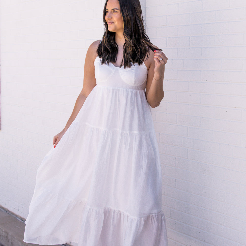 
                      
                        Abigail Flowy Maxi Dress | Cream
                      
                    