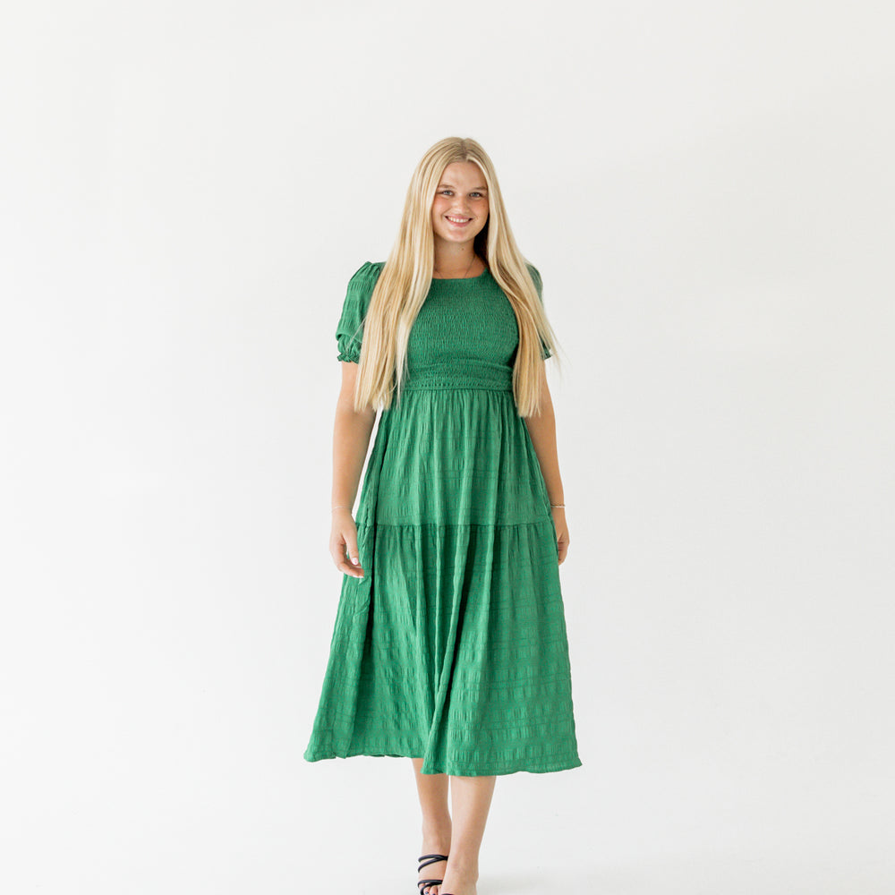 
                      
                        Scarlett Ruffled Maxi Dress | Green
                      
                    