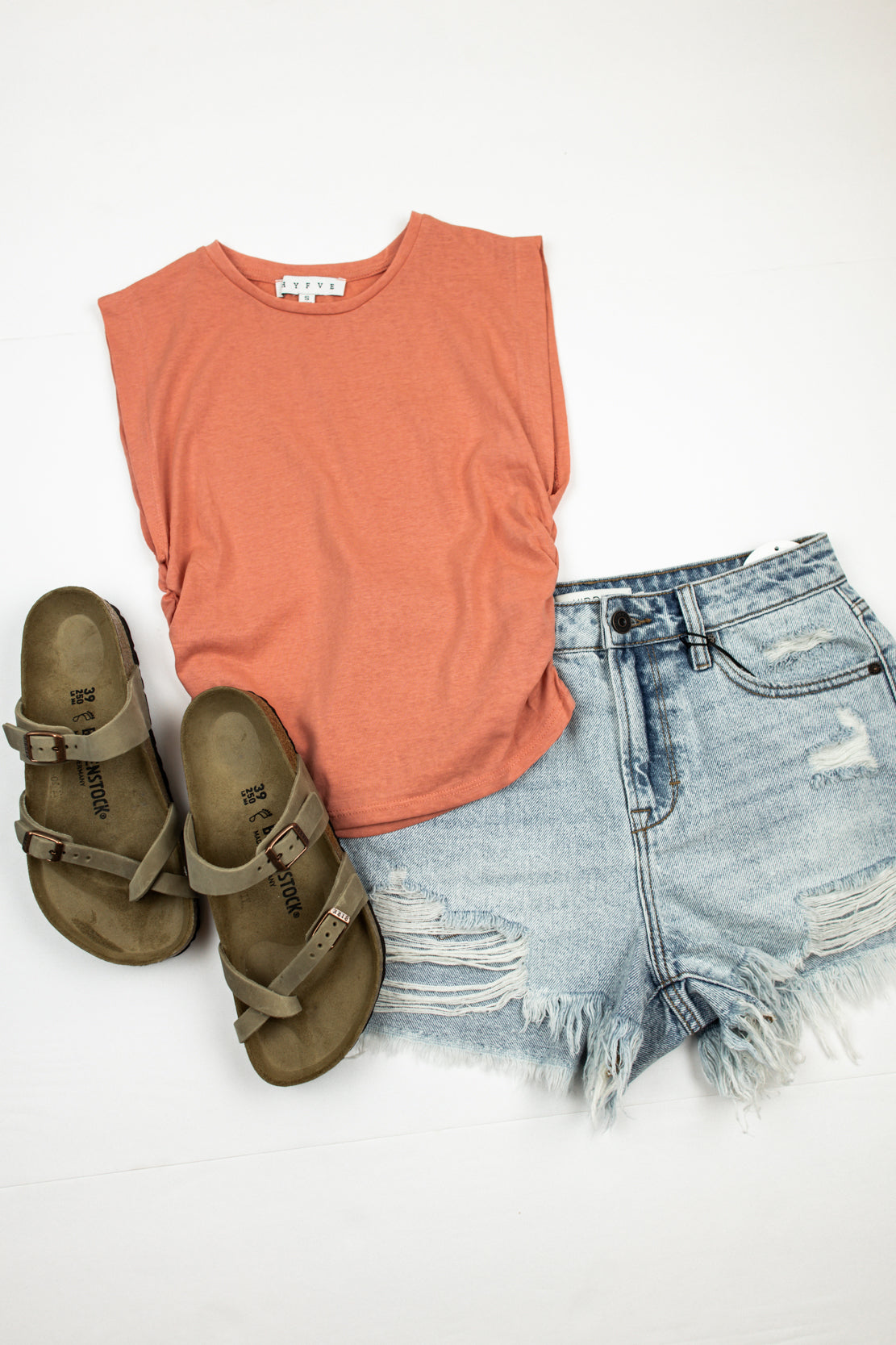 Linda Crop Top | Coral