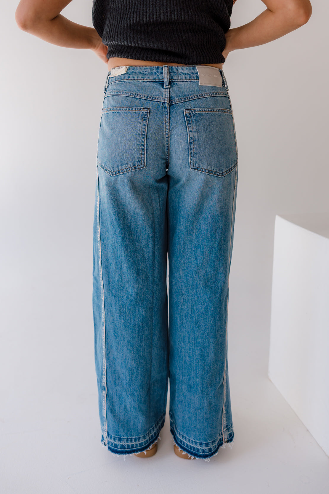 We The Free On The Edge Selvedge Wide Leg Jeans | Tipping Point
