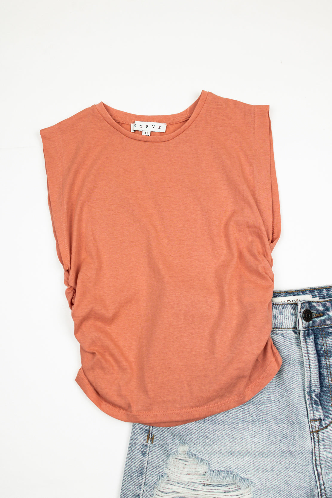 Linda Crop Top | Coral