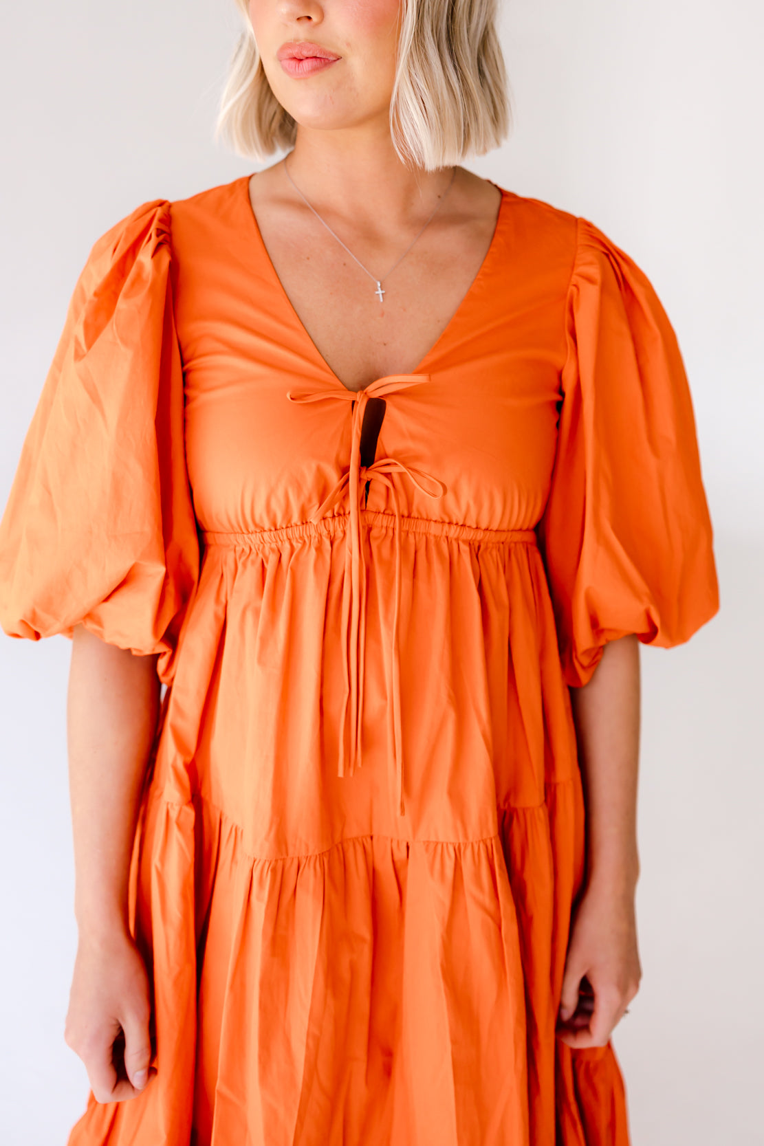 Marcy Tiered Midi Dress | Chili