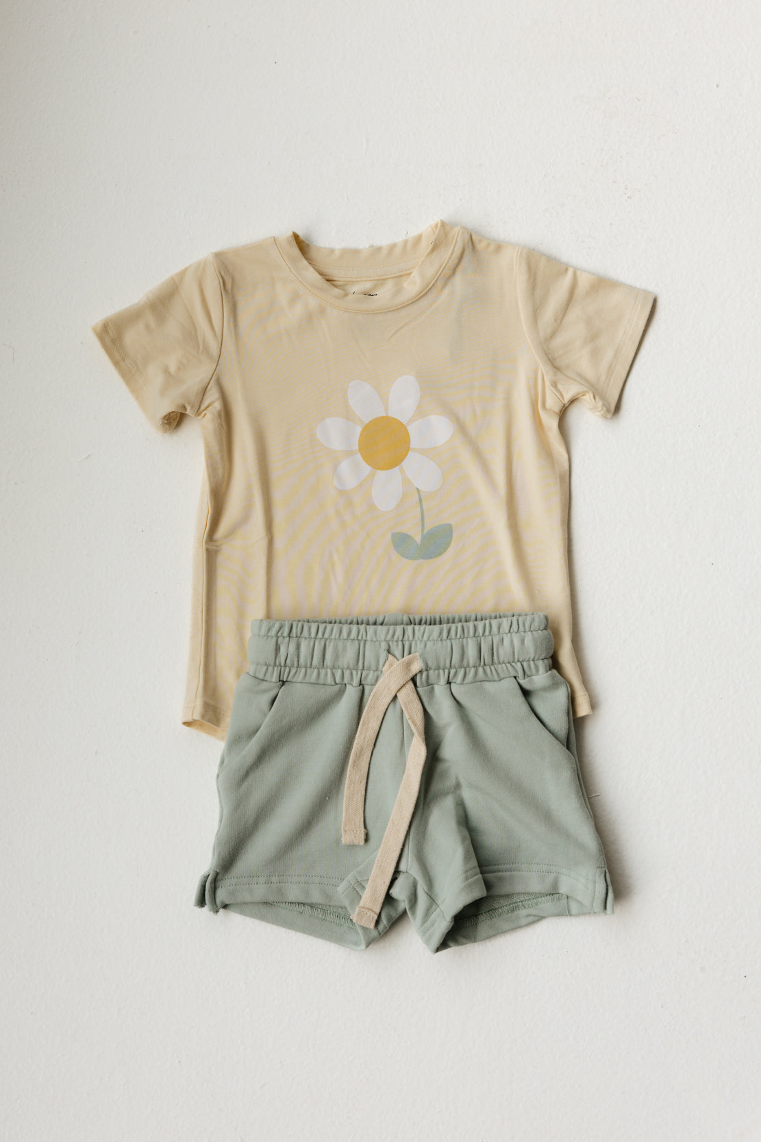 Babysprouts Girl's Shorts | Aqua Grey