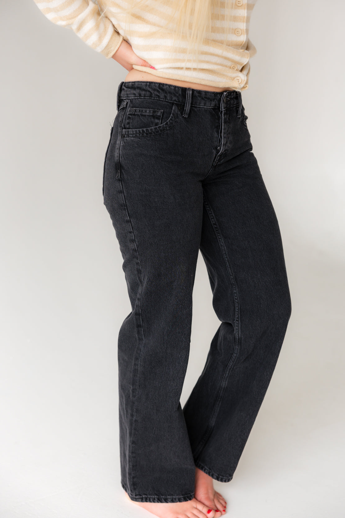 We The Free Tennessee Low Rise Boyfriend Jeans | Hideaway Black