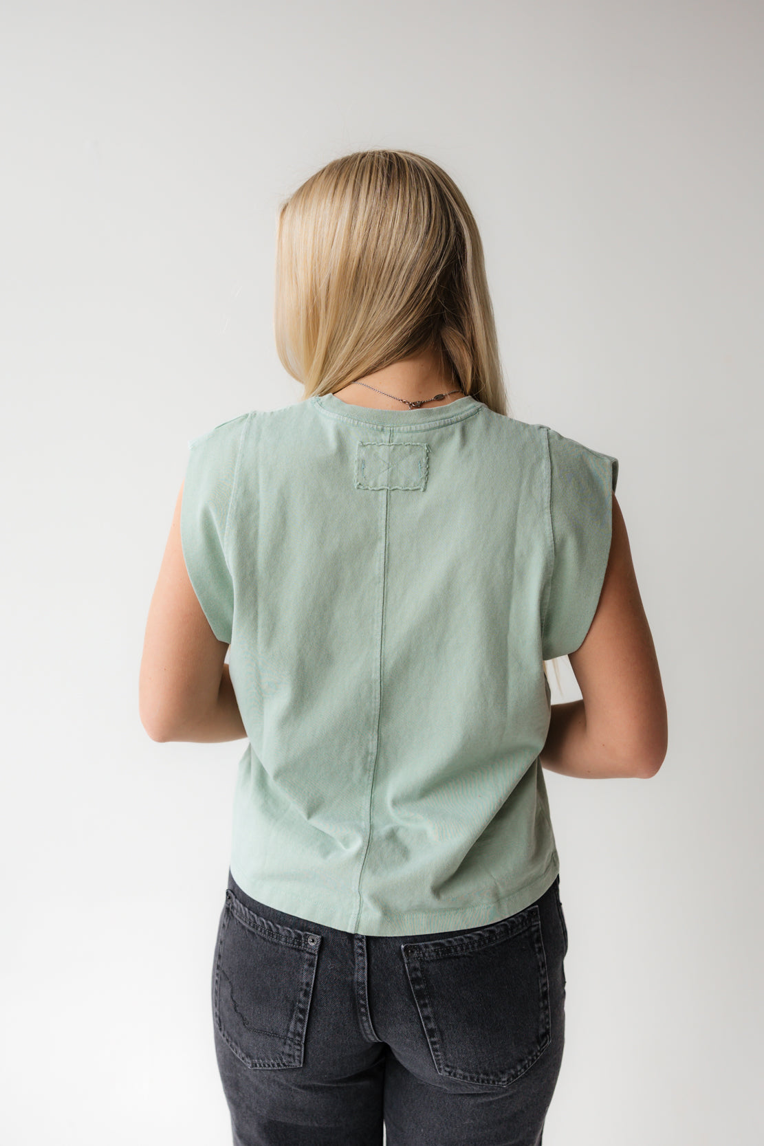 We The Free Better Muscle Tee | Cameo Green