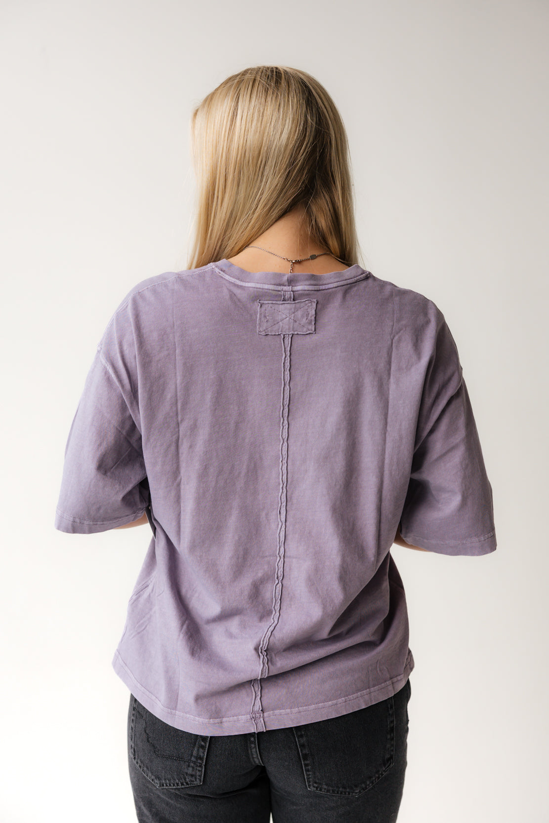 We The Free Perfect Oversized Tee | Plum Ash