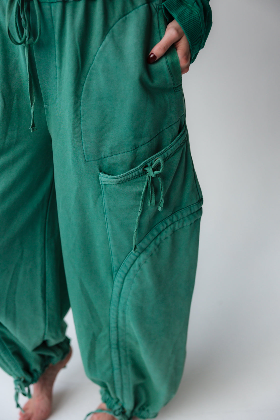 Evans Cargo Knit Pants | Heritage Green