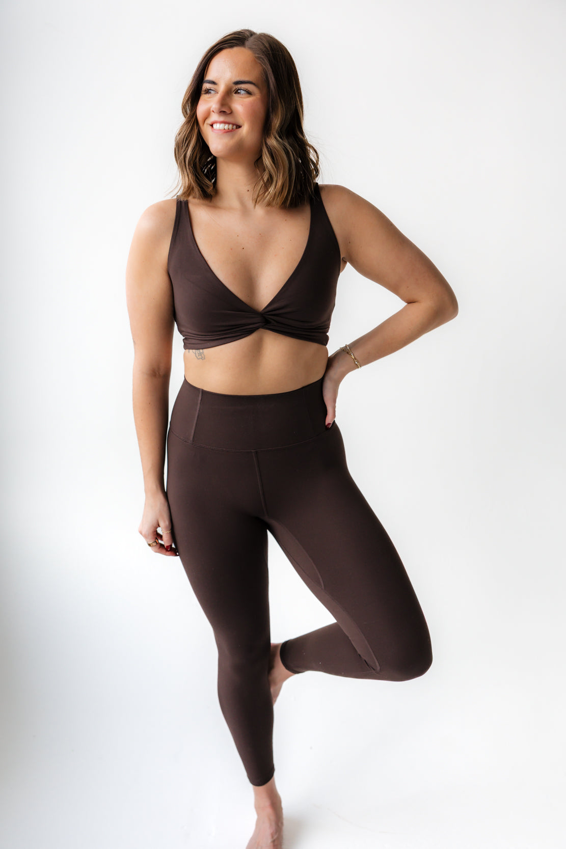 Never Better 7/8 Length Leggings | Chocolate