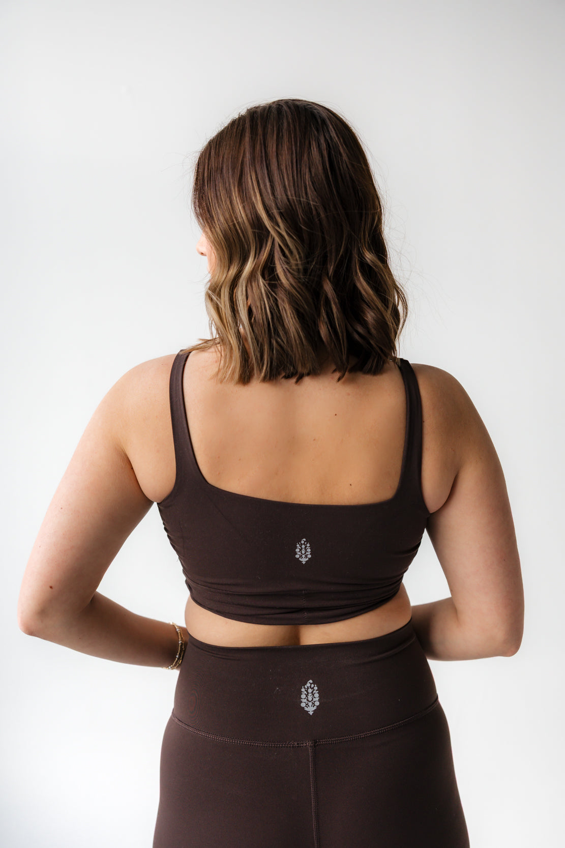 Never Better Twist Crop | Chocolate