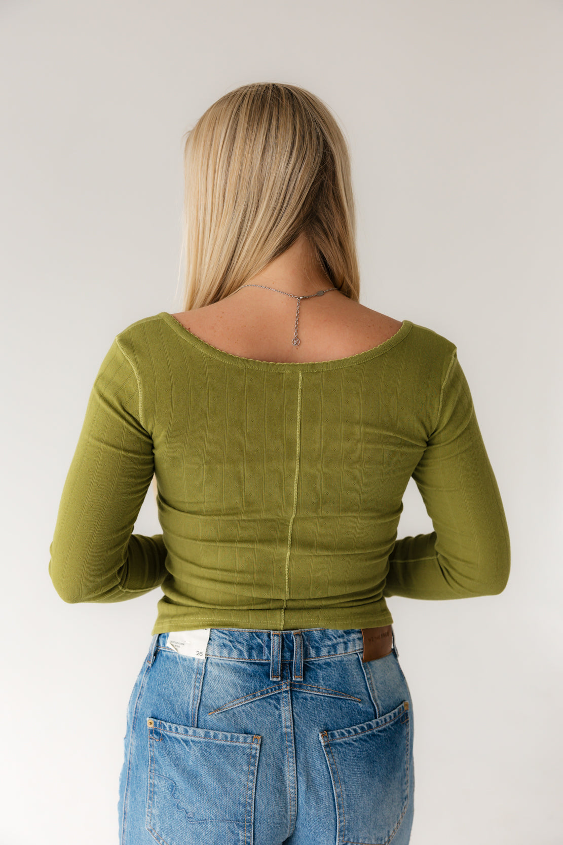 End Game Pointelle Long Sleeve | Fresh Sprouts