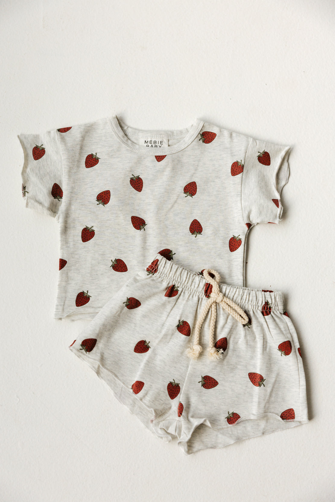 Mebie Baby Short Set | Strawberry