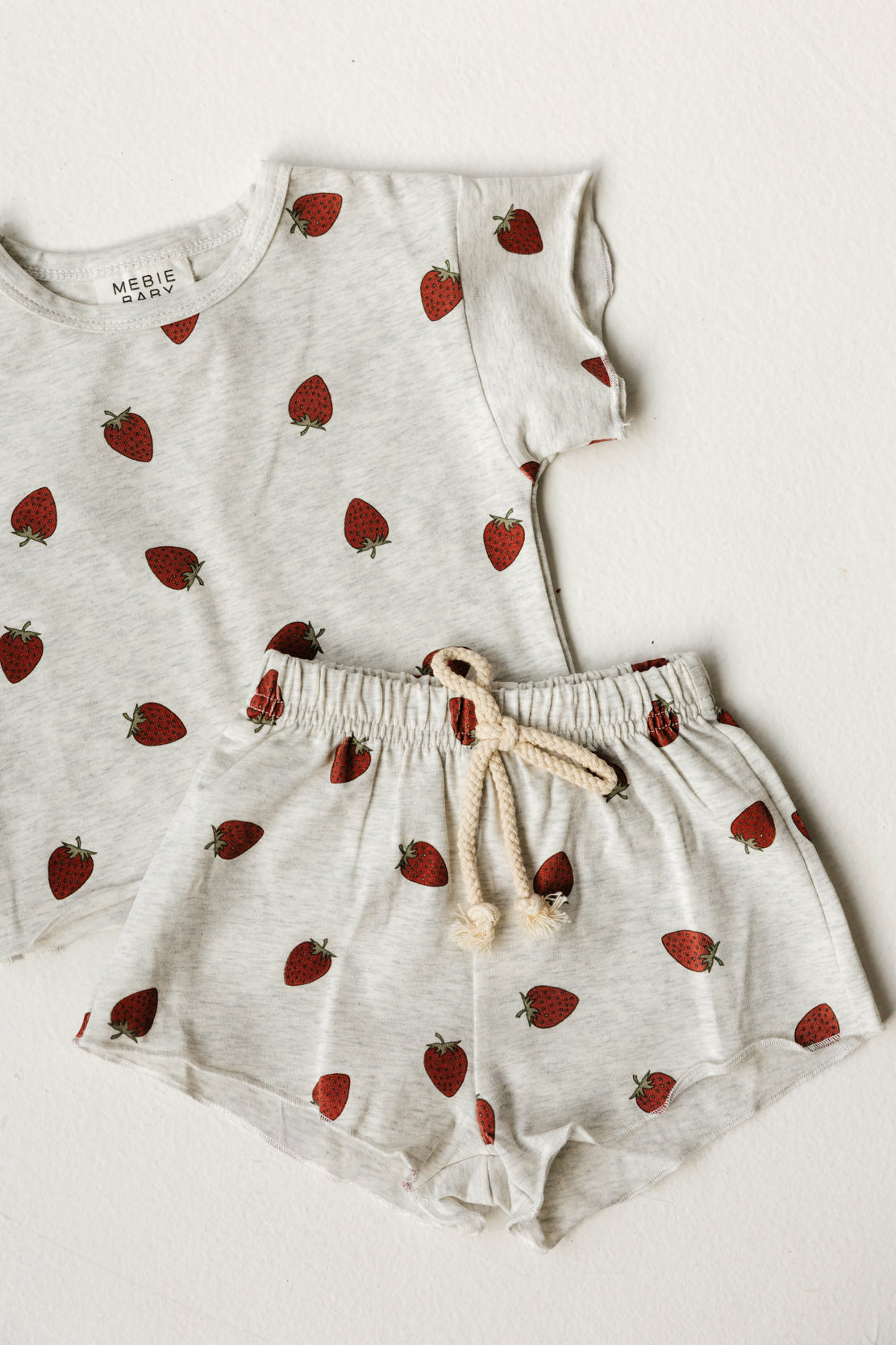 Mebie Baby Short Set | Strawberry